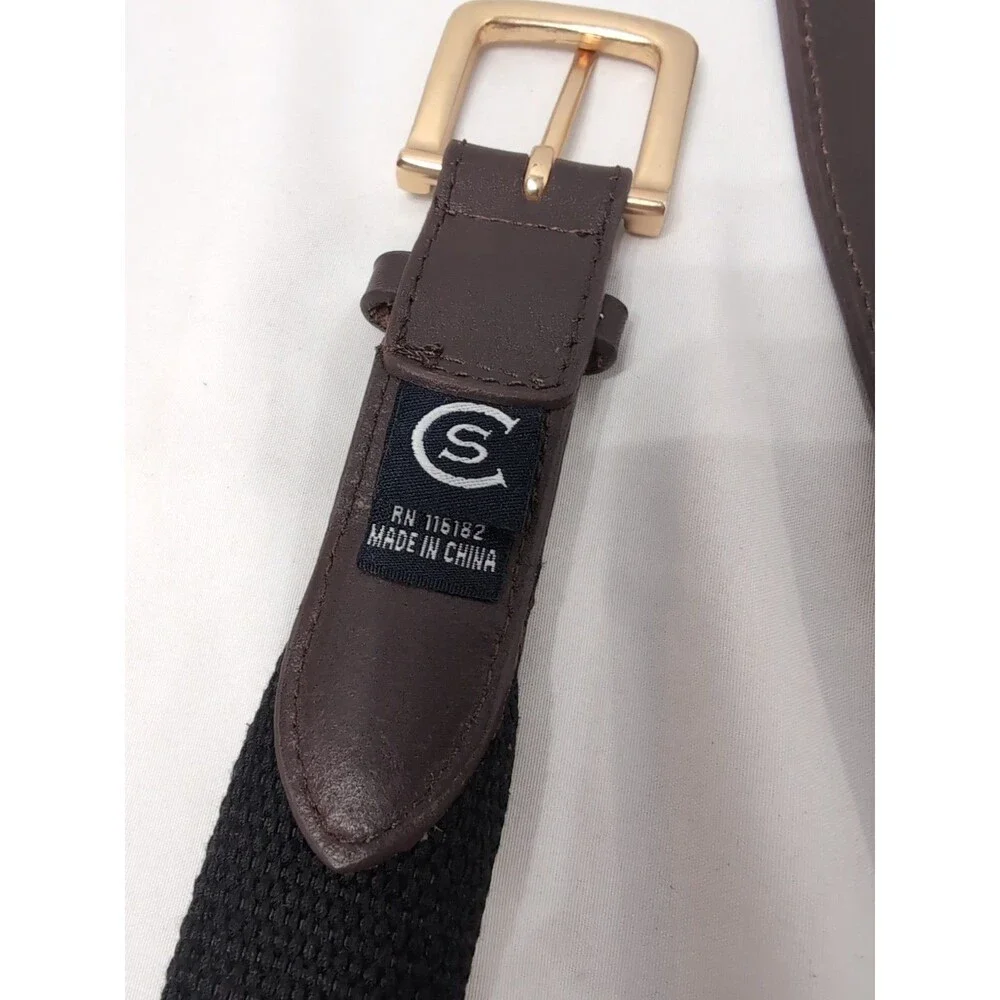JAMES MADISON UNIVERSITY JMU Belt SZ 34 Purple and Leather Dukes Mens